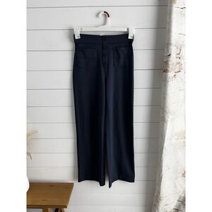 NWT‎ Halara High Waisted Navy Casual Pants Pockets Straight Leg Women's Small